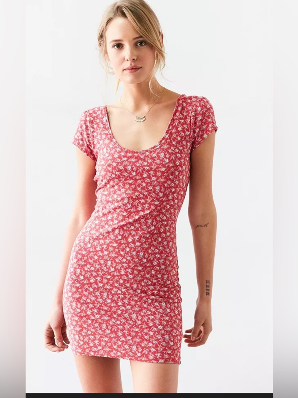Kimchi Blue Red Floral country Dress